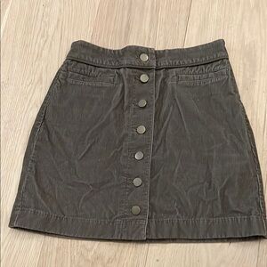 Wilfred Gray Mini A-line Skirt Aritzia